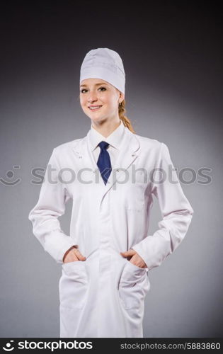 Woman doctor in medical concept