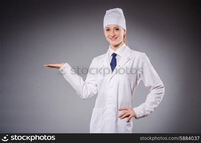 Woman doctor in medical concept