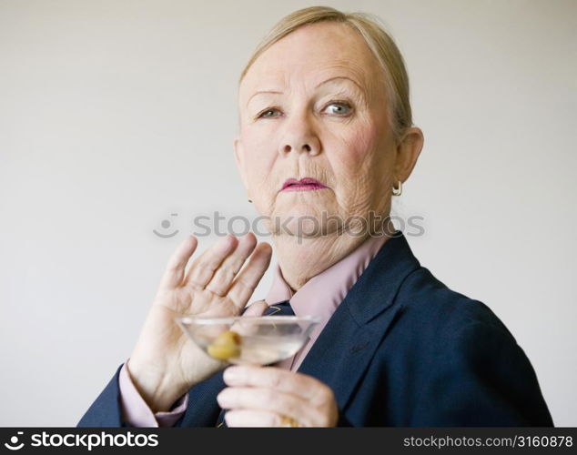 Woman drinking