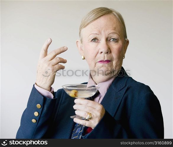 Woman drinking