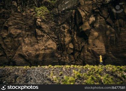 Woman exploring the nature, Azores, Portugal