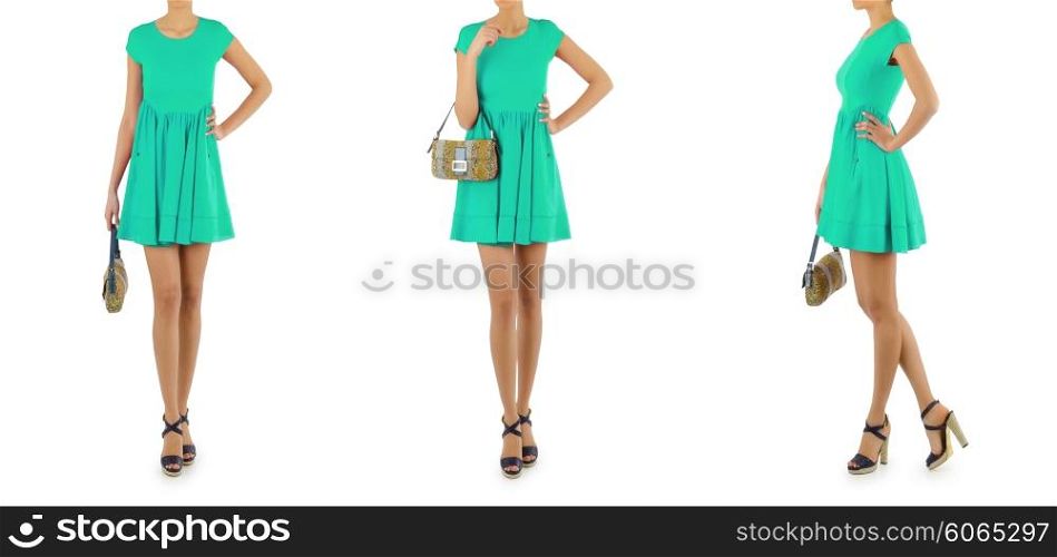 Woman fashion concept isolated on white