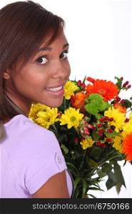 Woman florist