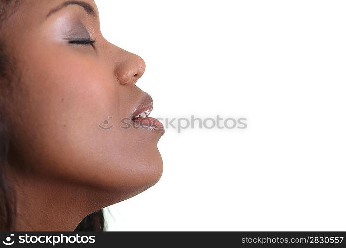 Woman getting some pain relief