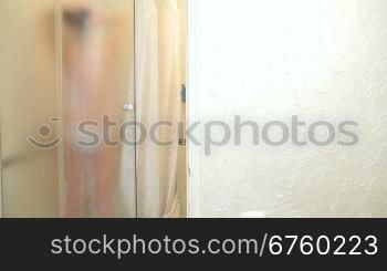 Woman Having a Shower