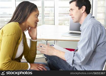 Woman Having Counselling Session