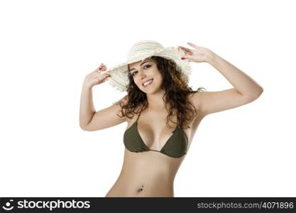 Woman in a bikini