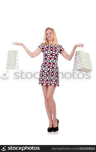 Woman in shopping concept