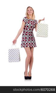 Woman in shopping concept