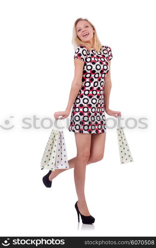 Woman in shopping concept