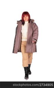 Woman in winter coat 2