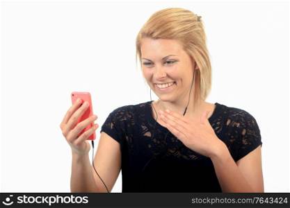 woman is on phone with a friend