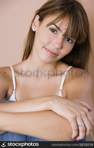 Woman looking at camera