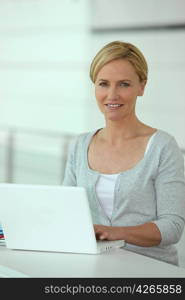 Woman on laptop