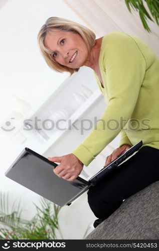 Woman on laptop