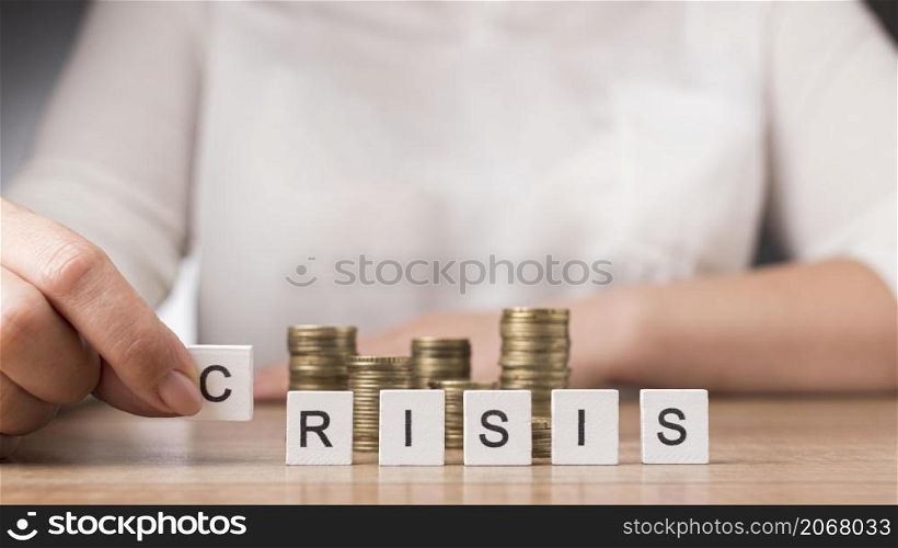 woman placing c form crisis