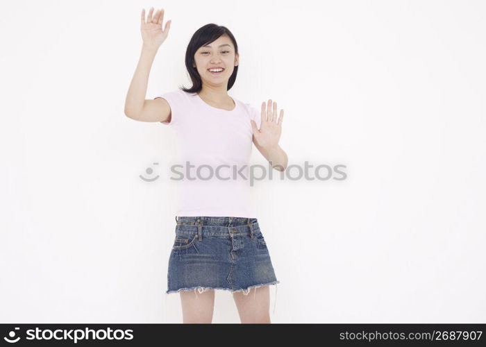 woman posing for camera