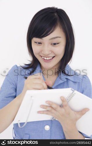 woman posing for camera