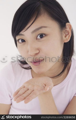 woman posing for camera