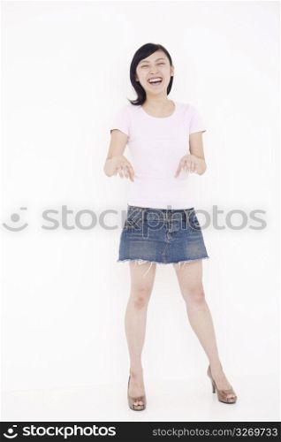 woman posing for camera