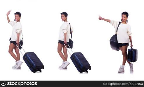 Woman preparing for summer vacation