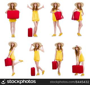 Woman preparing for summer vacation