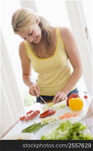 Woman Preparing meal,mealtime ,