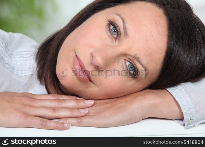 Woman resting