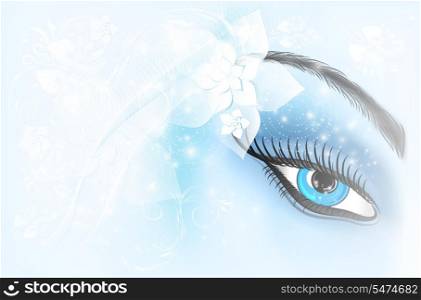 Woman&rsquo;s Blue Eye