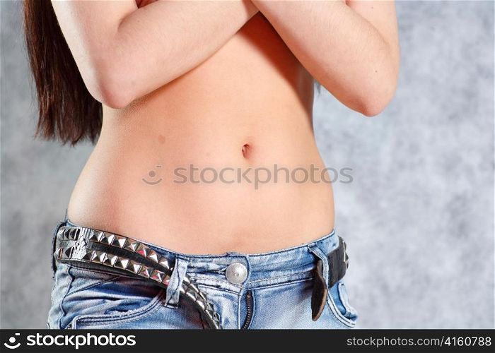 Woman's stomach