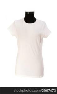 Woman shirt isolated on the white background