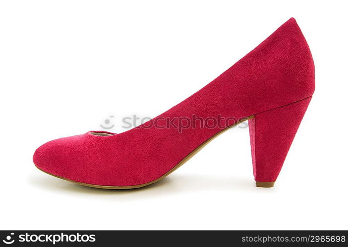 Woman shoe isolated on the white background