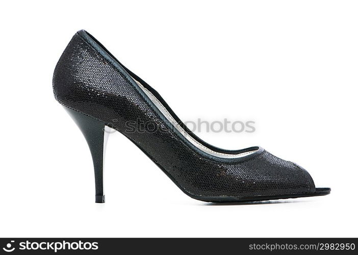 Woman shoes isolated on the white background