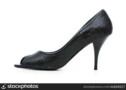 Woman shoes isolated on the white background