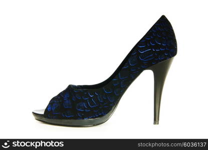 Woman shoes isolated on the white background