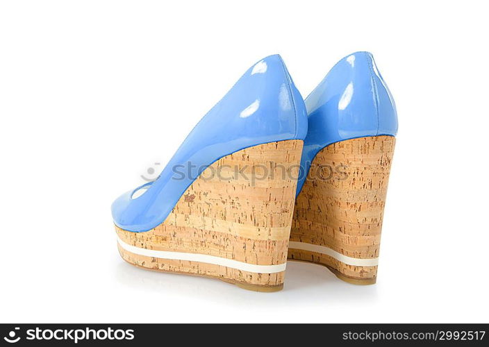 Woman shoes isolated on white