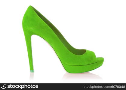 Woman shoes isolated on white