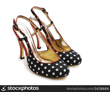 woman shoes isolated on white background