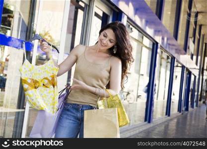 Woman shopping