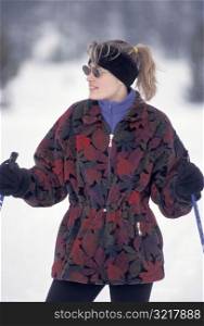 Woman Skiing