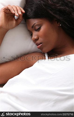Woman sleeping