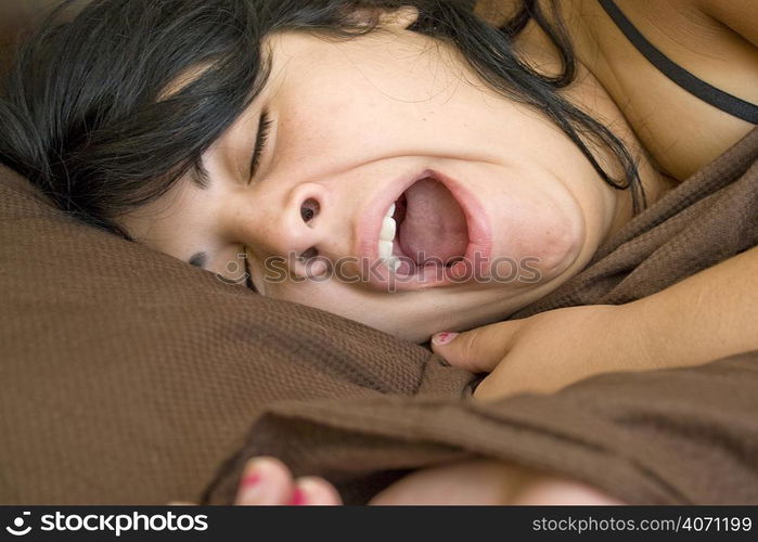 Woman sleeping