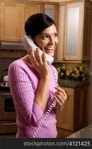 Woman Talking on Phone
