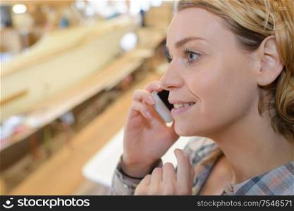 woman talking on the mobile phone