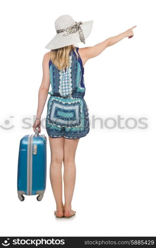 Woman travelling on summer vacation