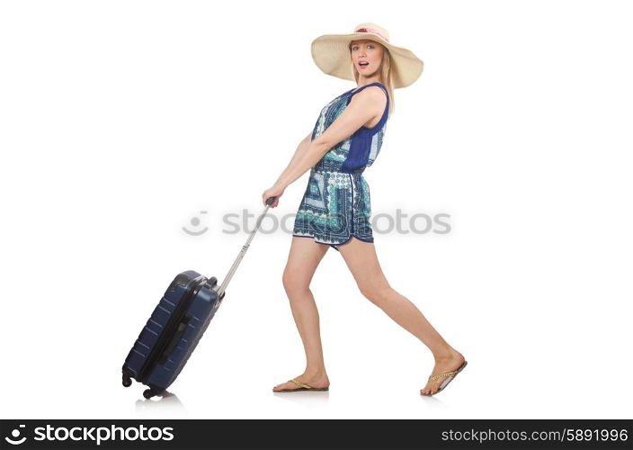 Woman travelling on summer vacation