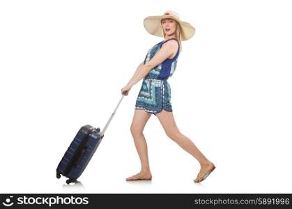 Woman travelling on summer vacation