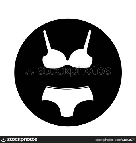 Woman underwear lingerie Bikini icon