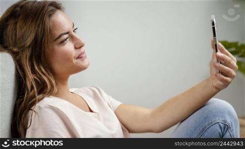 woman using mobile 4