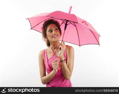 Woman with an umbrella